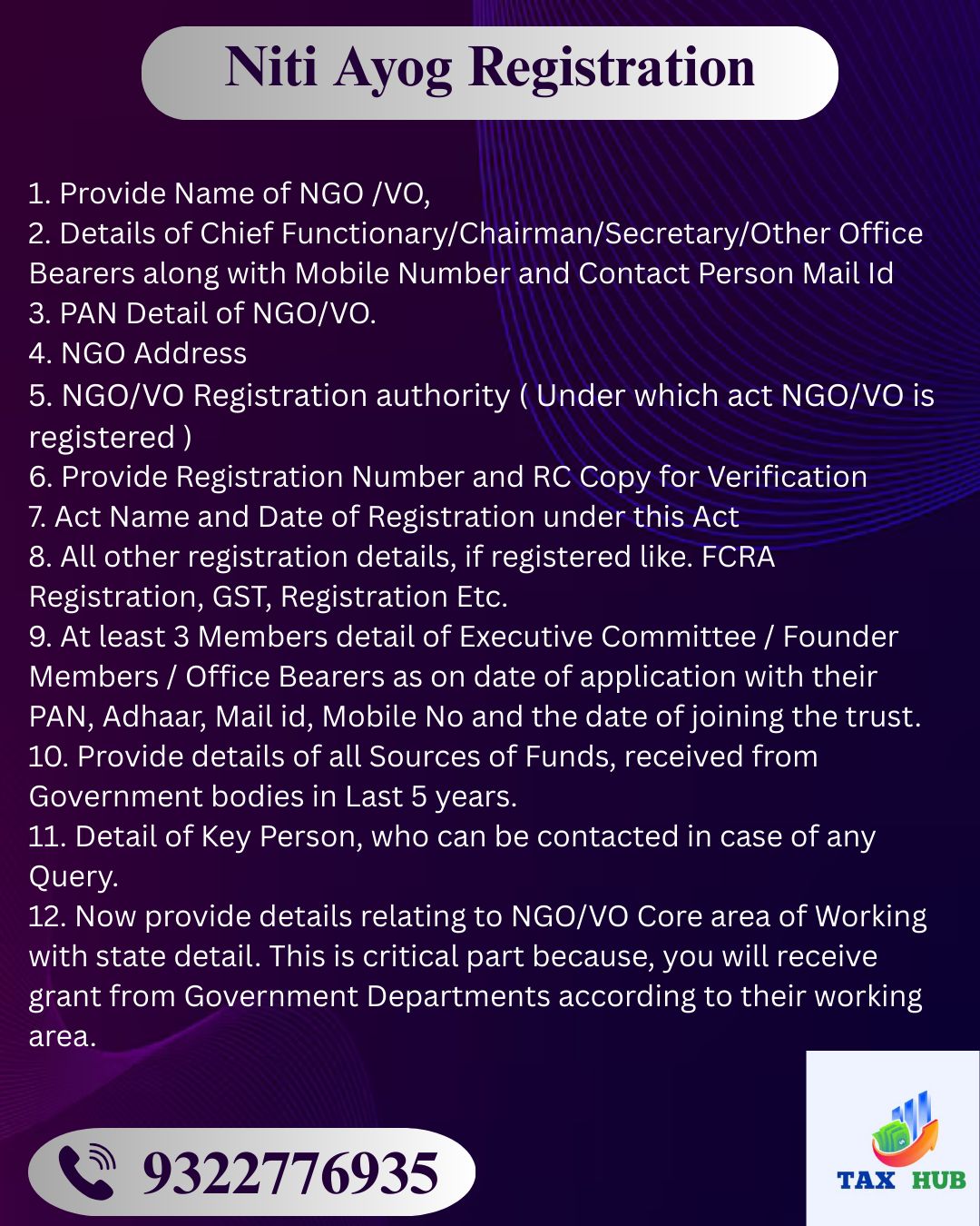 Niti Ayog Registration